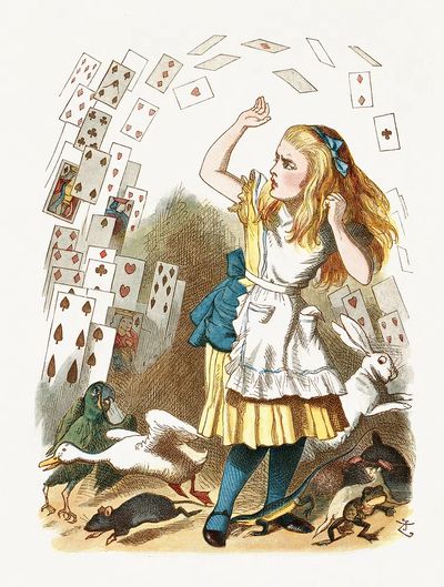 Alice in Wonderland — Vintage Print.