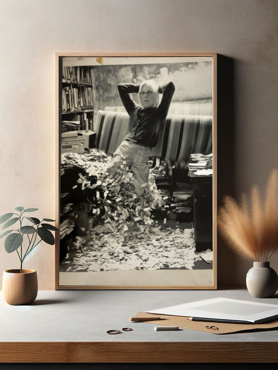Andy Warhol Studio Portrait Print. — room view 2