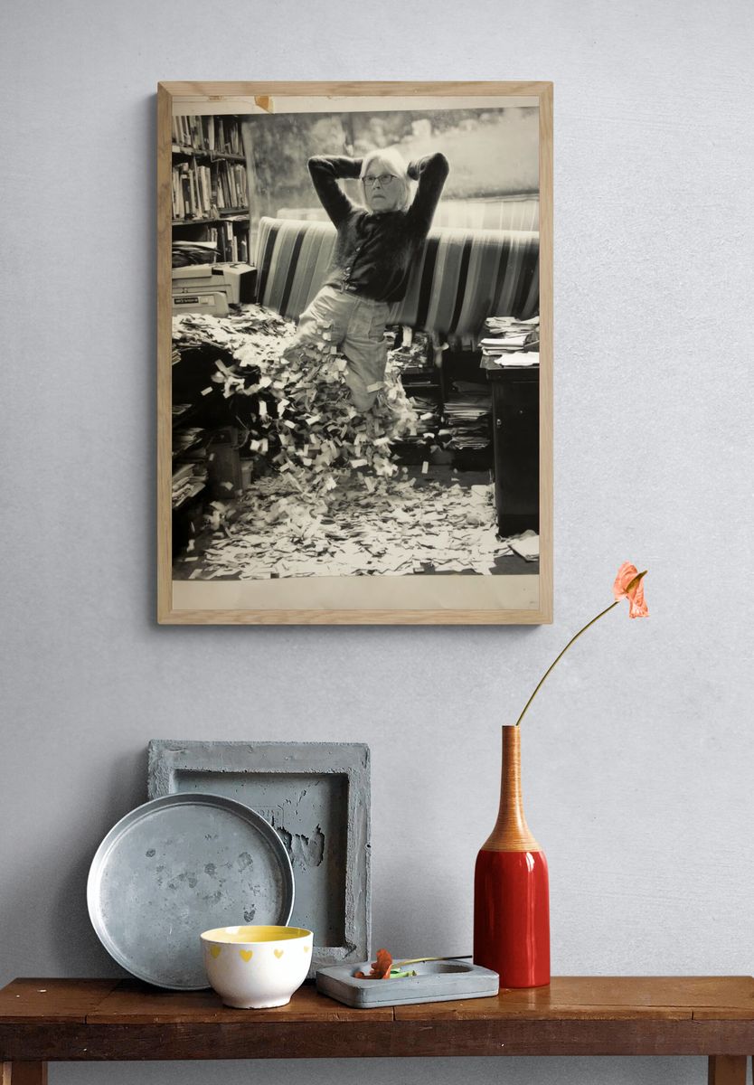 Andy Warhol Studio Portrait Print. — room view 3