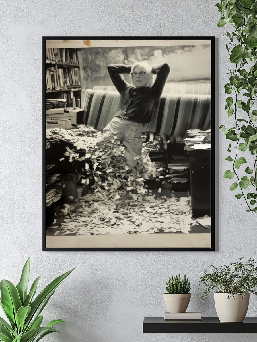 Andy Warhol Studio Portrait Print. — room view 4