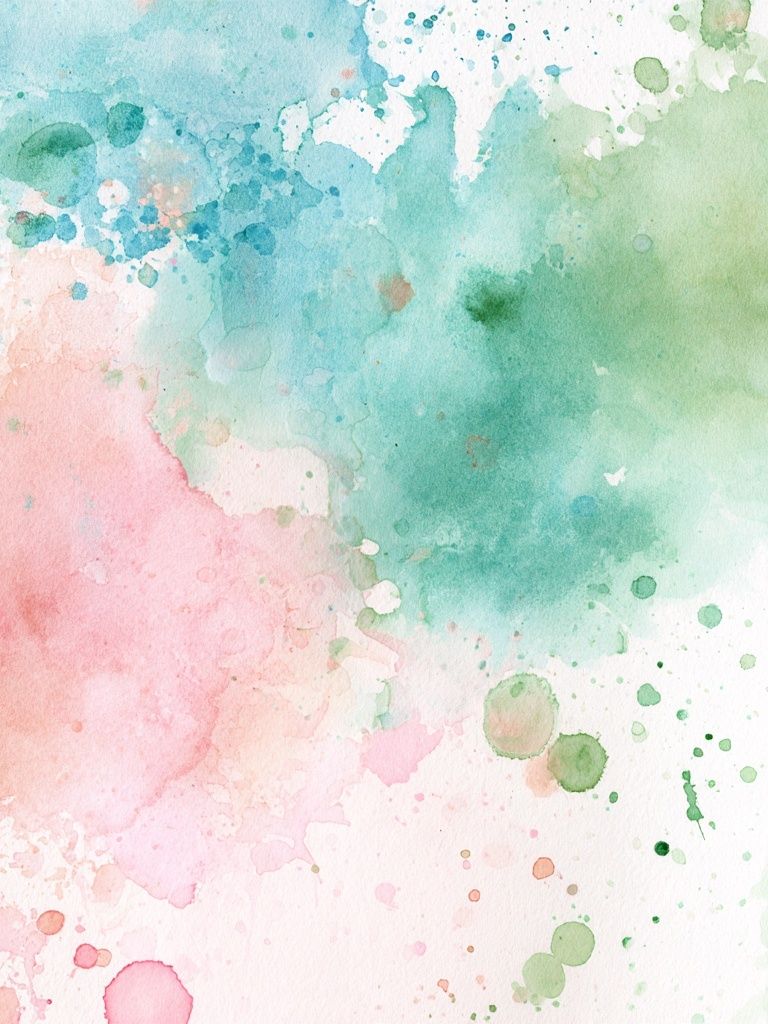 Pastel Watercolor Splash Poster. poster — abstract art
