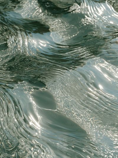 Abstract Water Ripples Print.