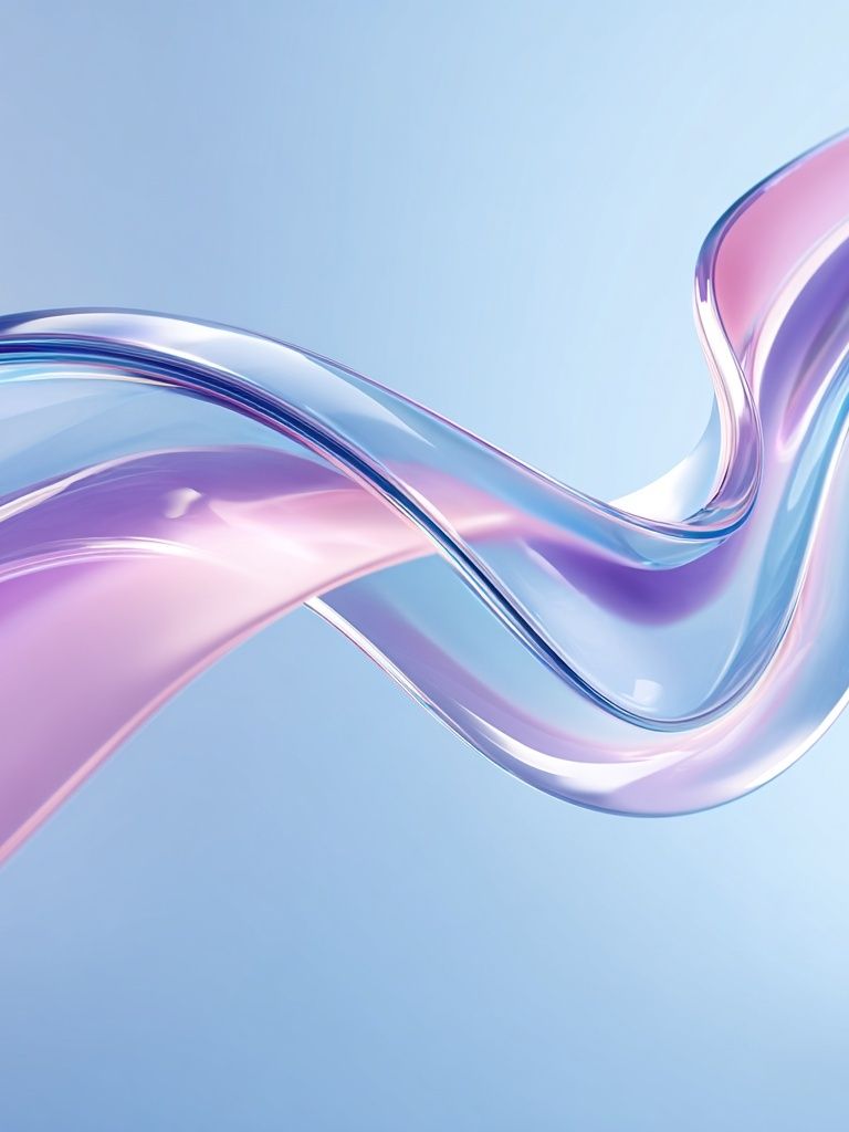 Abstract Flowing Waves Poster. poster detail