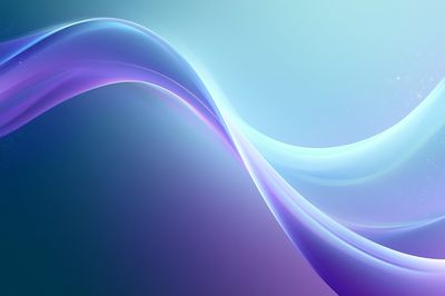 Aurora Wave Abstract Poster.