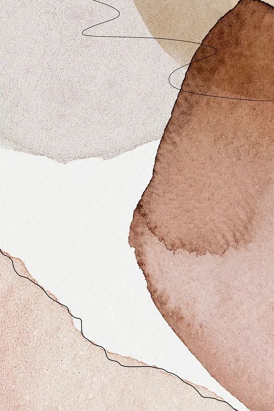 Abstract Watercolor Shapes Poster. poster detail