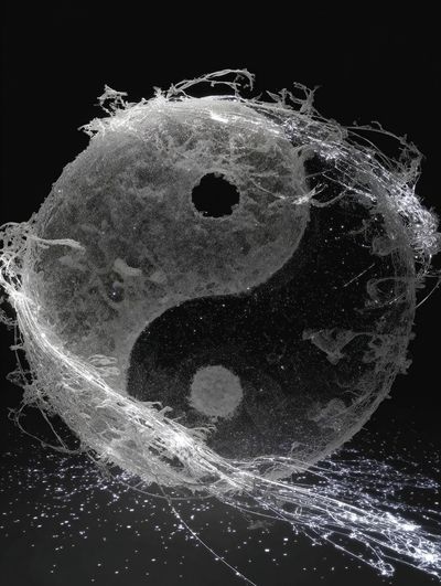 Yin Yang Cosmic Orb Poster. poster print