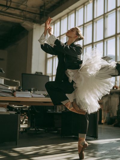 Ballet Dancer Studio Photography Poster. poster