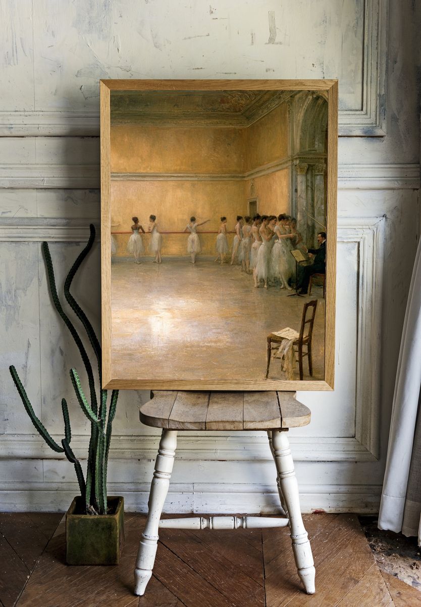 Ballet Rehearsal Fine-Art Poster. — room view 1