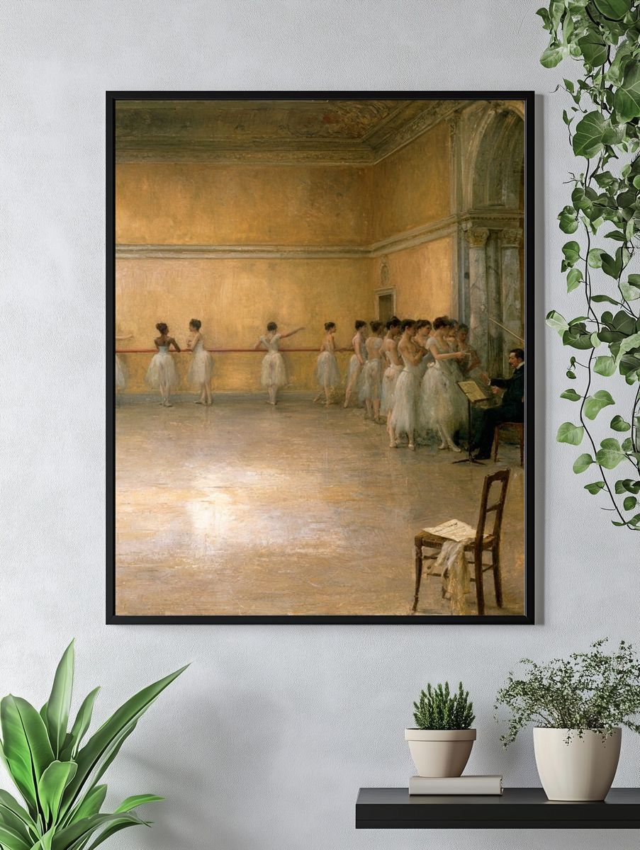 Ballet Rehearsal Fine-Art Poster. — room view 4