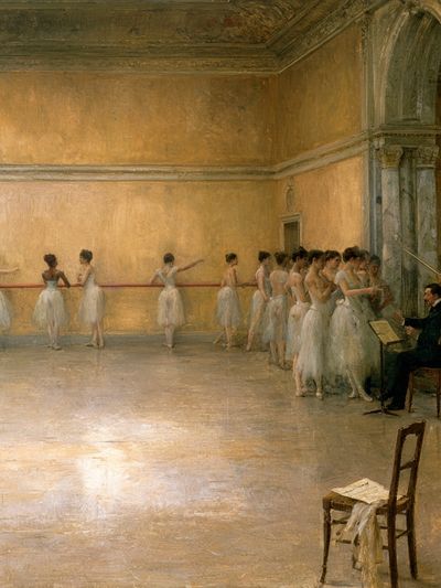 Ballet Rehearsal Fine-Art Poster.