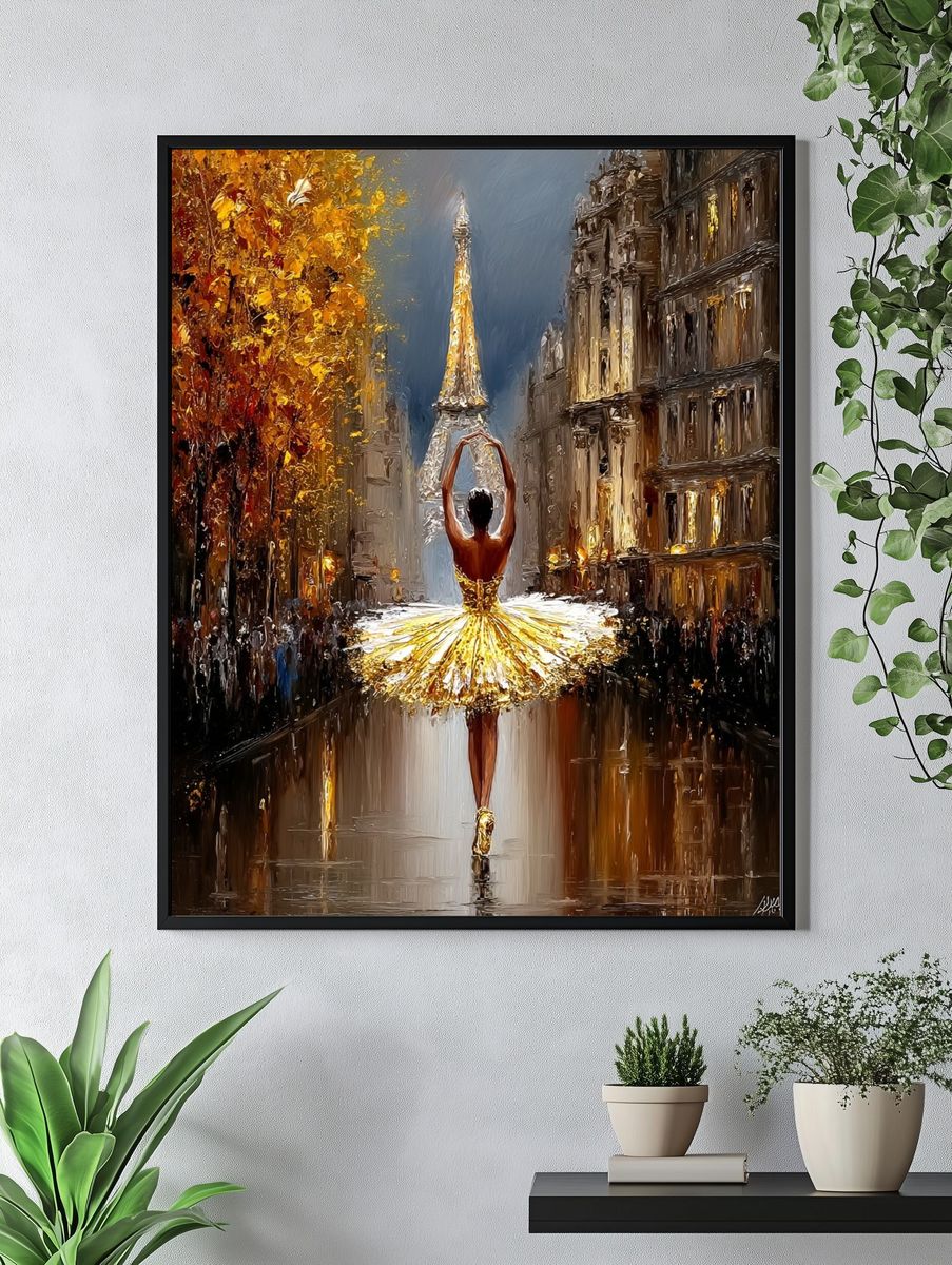 Ballet Dancer in Paris — Fine Art Print. — room view 4