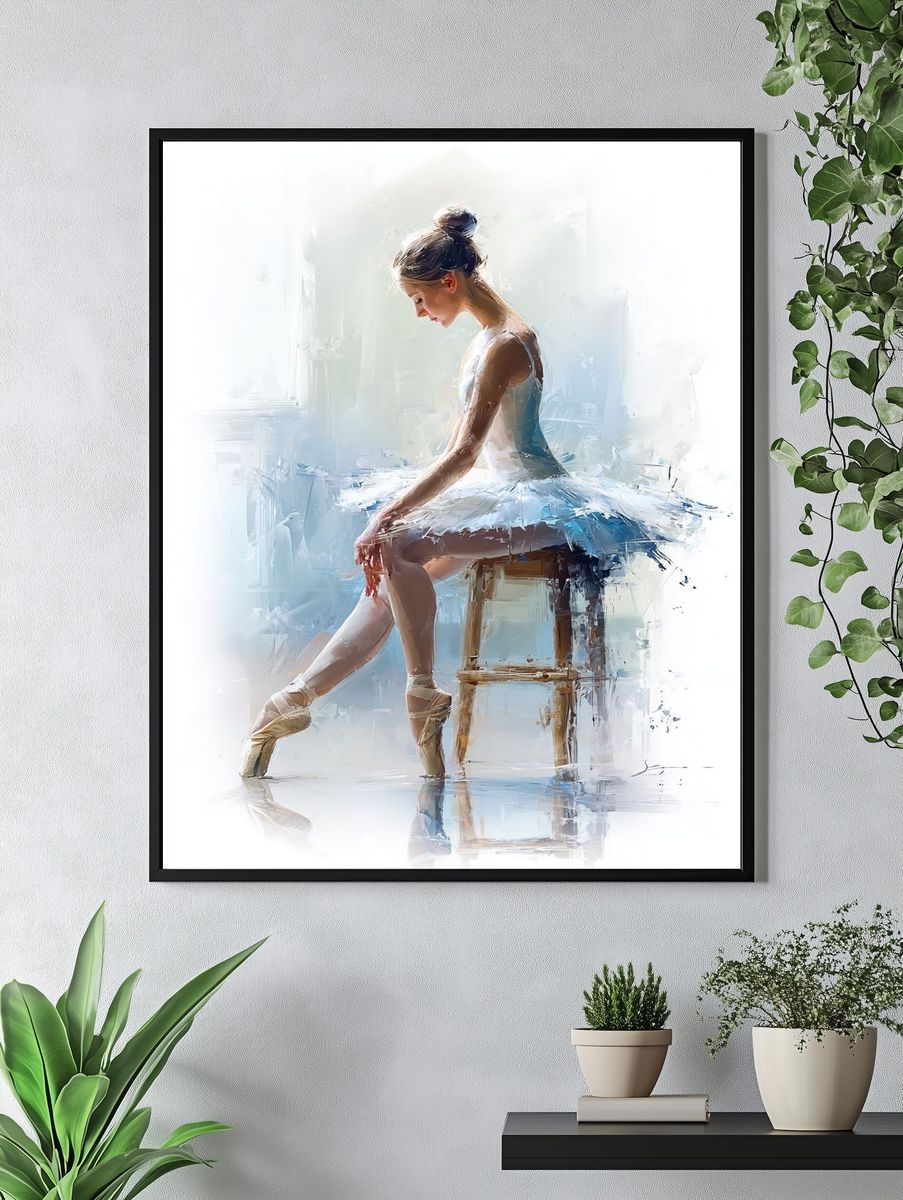Ballet Dancer — Fine Art Print. — room view 4