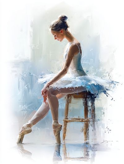 Ballet Dancer — Fine Art Print. poster