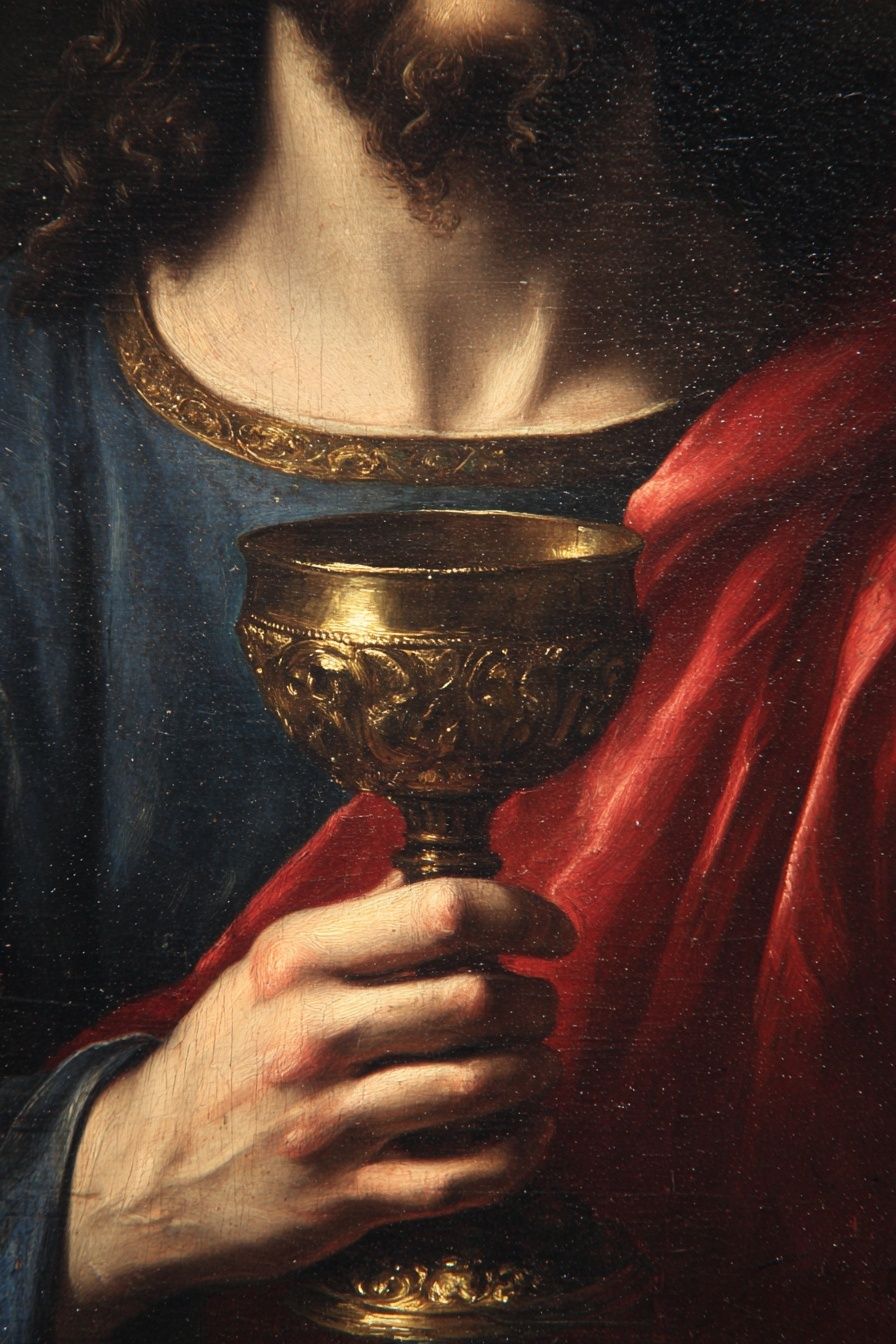 Baroque Chalice Portrait Print. poster — fine-art art