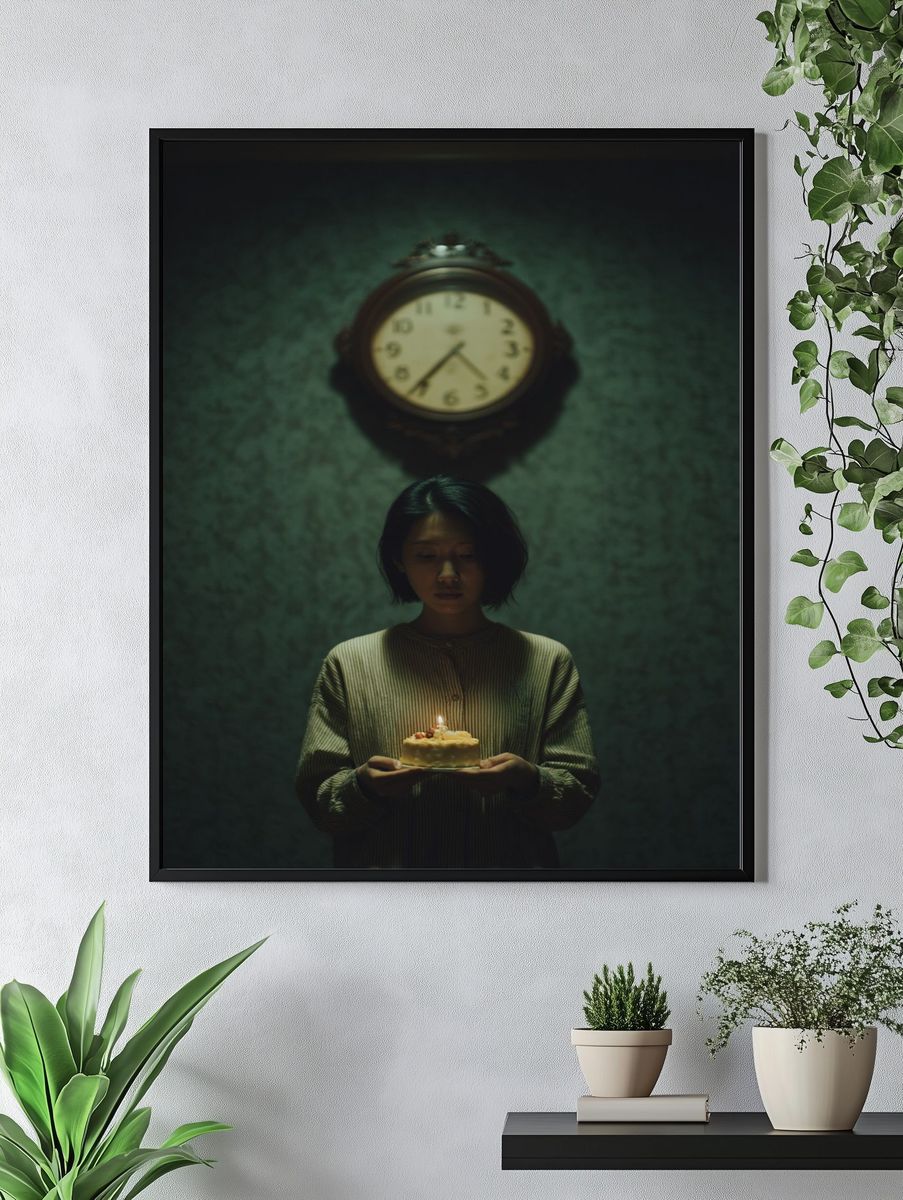 Birthday Celebration — Fine Art Print. — room view 4