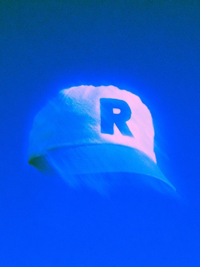Blue Cap R Photography Poster. poster — photography art