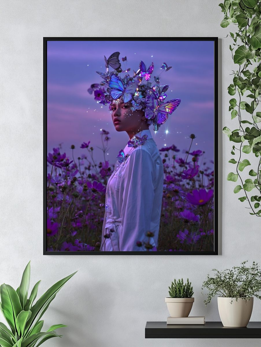 Butterfly Dream — Fine Art Print. — room view 4