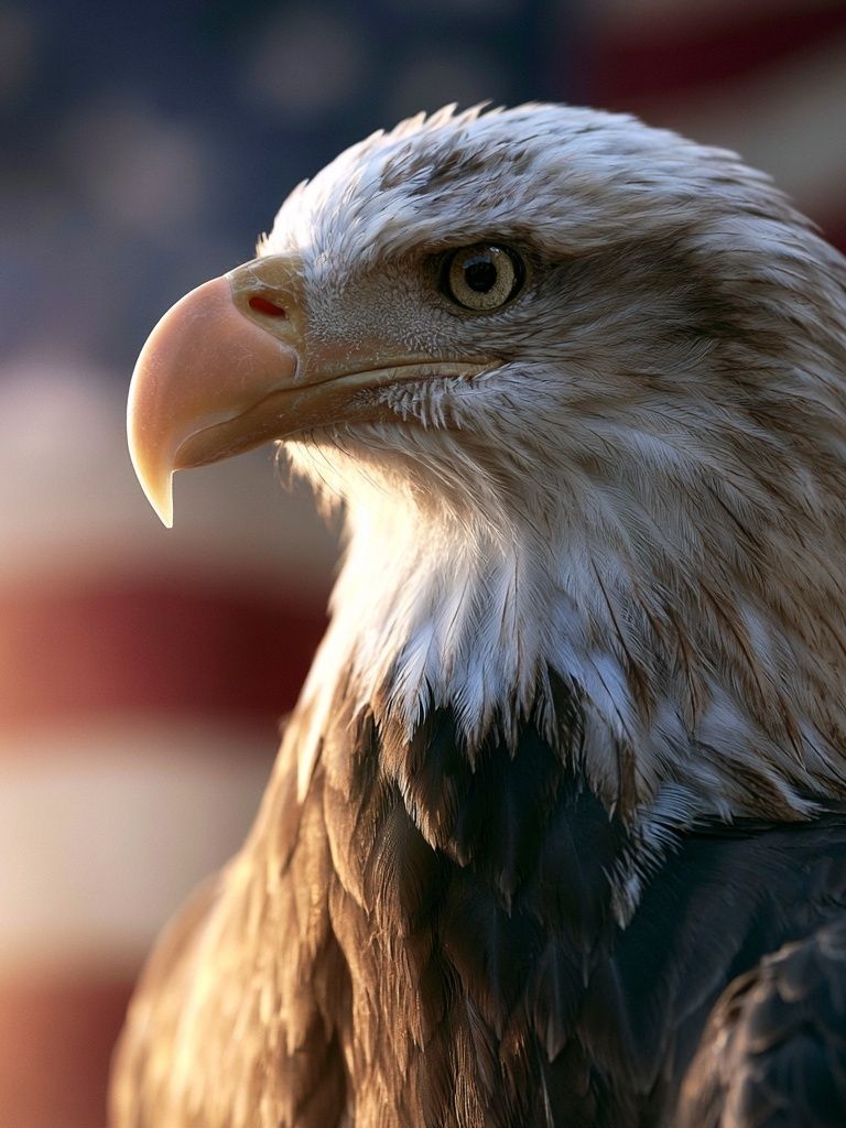 Bald Eagle Portrait Photography Poster. poster detail