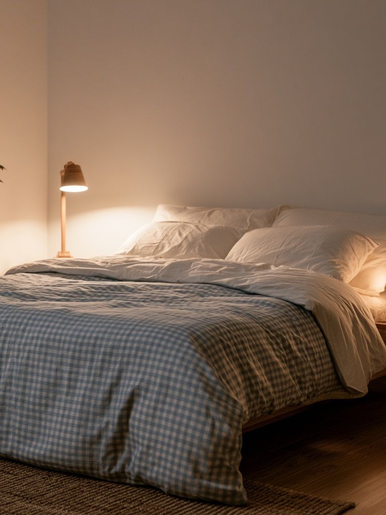 Cozy Minimal Bedroom Poster. poster — photography art