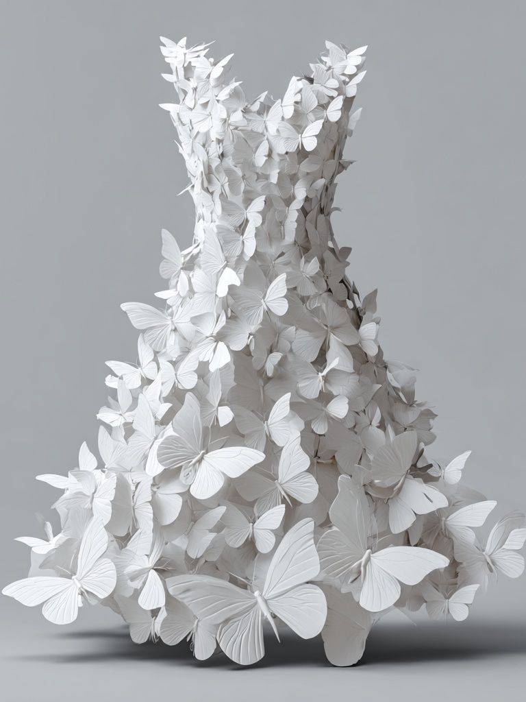 Butterfly Dress — Fine Art Print. poster detail