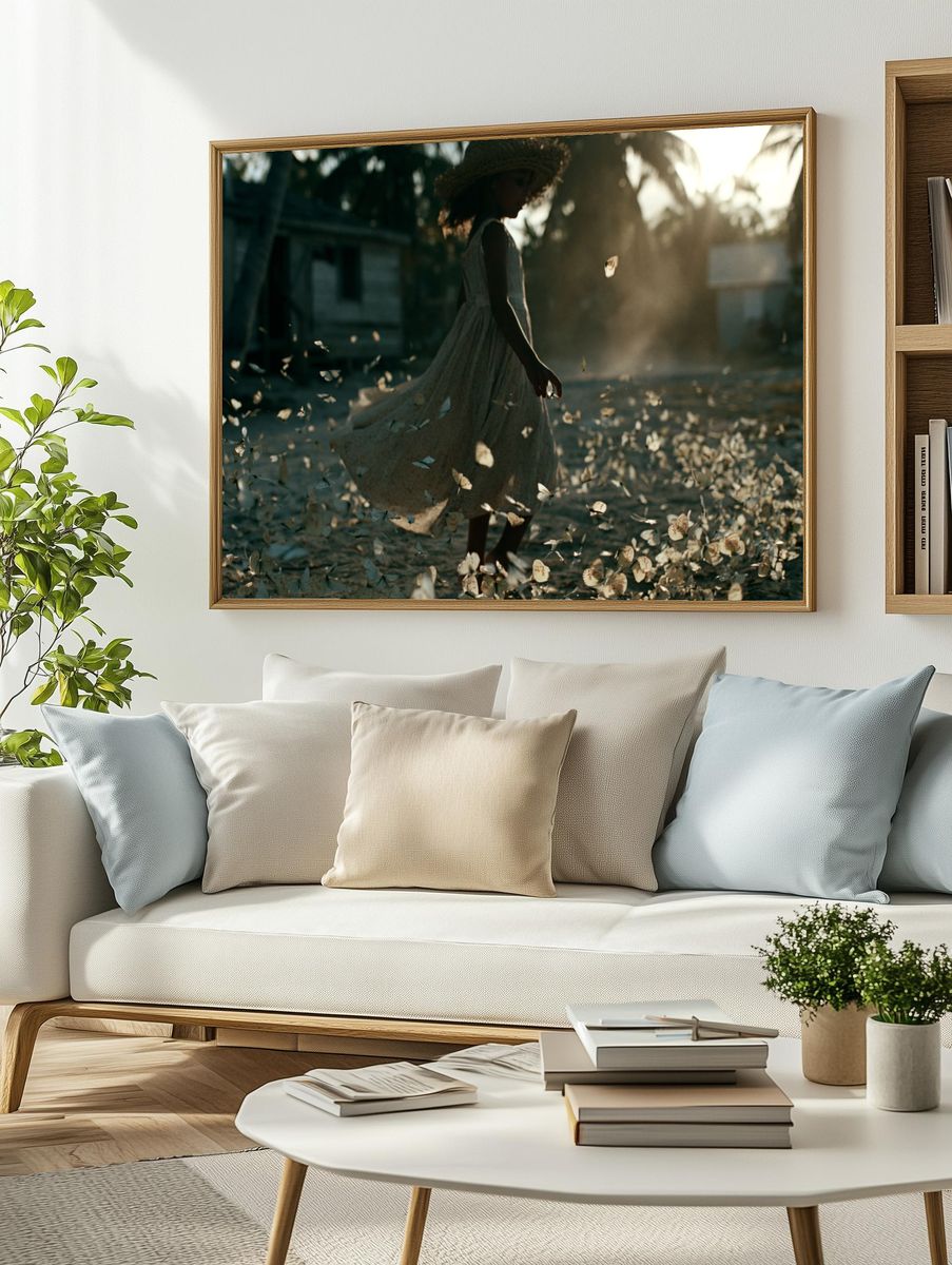 Butterfly Dance Photography Poster. — room view 2