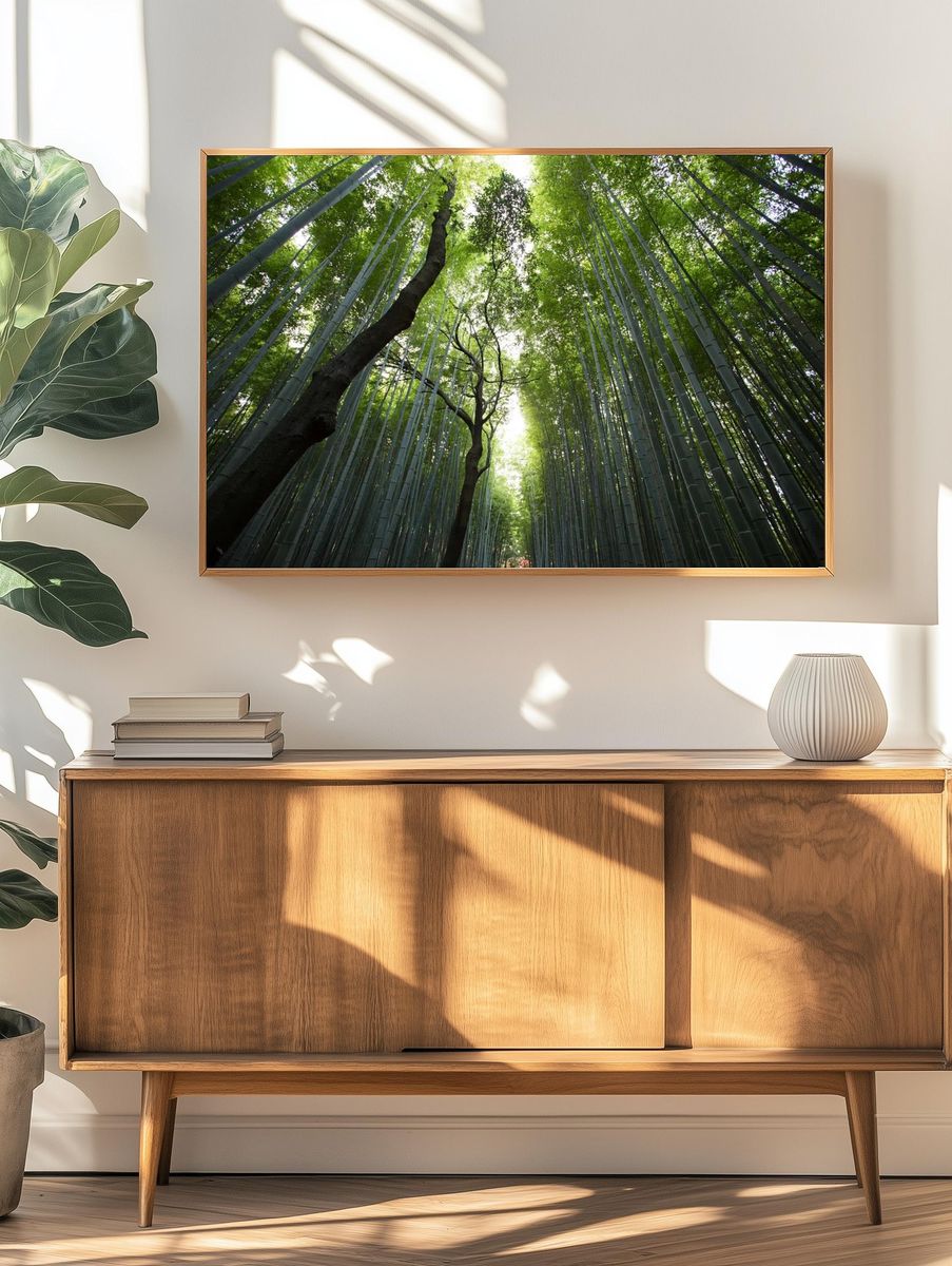 Bamboo Forest — Nature Photography Print. — room view 3