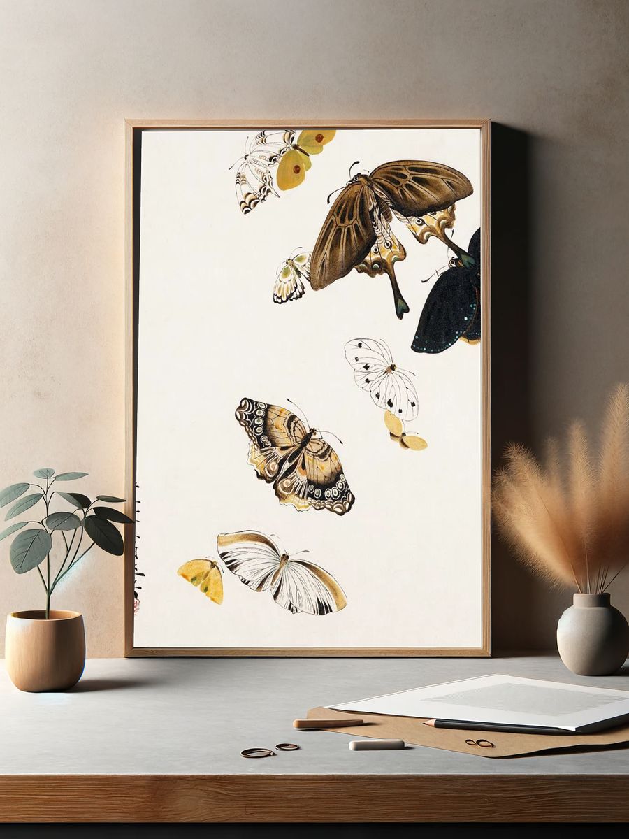 Butterfly Collection — Fine Art Print. — room view 2