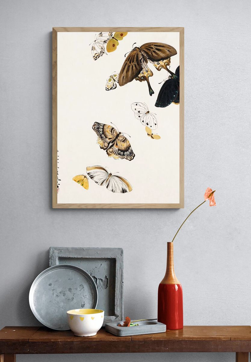 Butterfly Collection — Fine Art Print. — room view 3