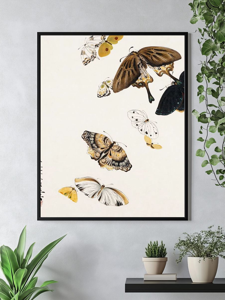 Butterfly Collection — Fine Art Print. — room view 4
