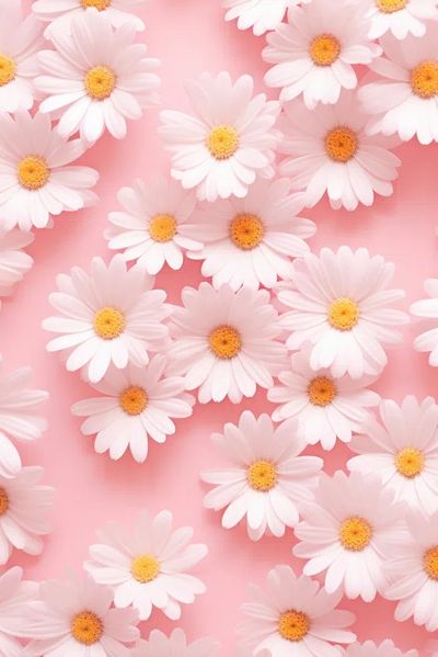 Daisy Floral Pattern Poster. poster print