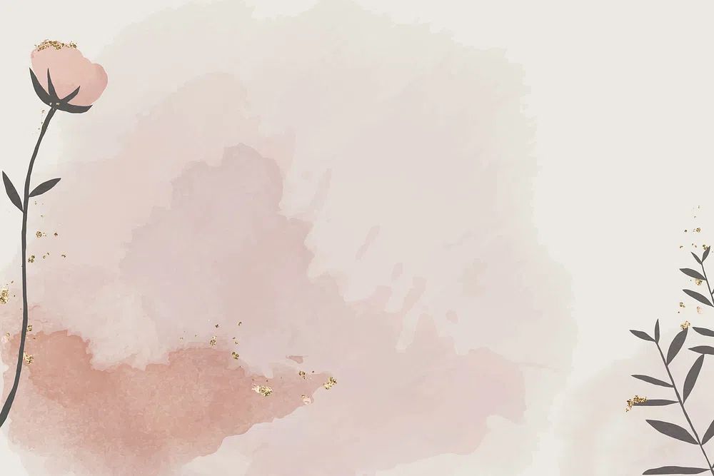 Blush Floral Watercolor Poster. poster — botanical art