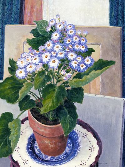 Potted Flower Arrangement — Fine Art Print. poster print