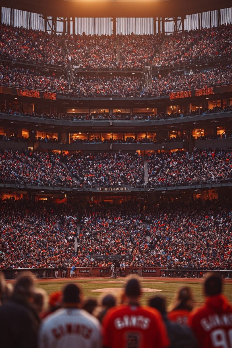 Baseball Game Crowd — Photography Print. poster — photography art
