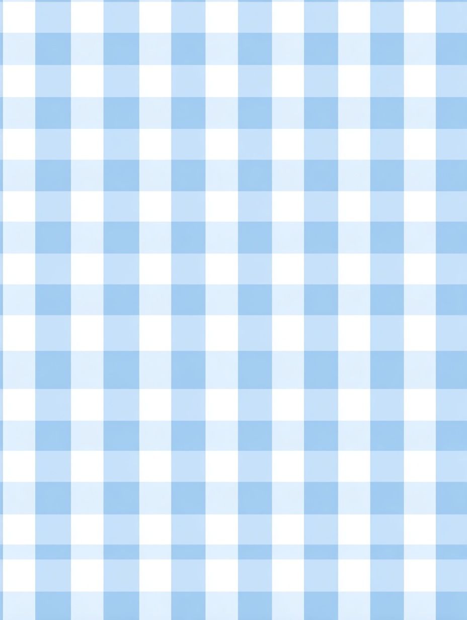 Blue Gingham Pattern Poster. poster detail
