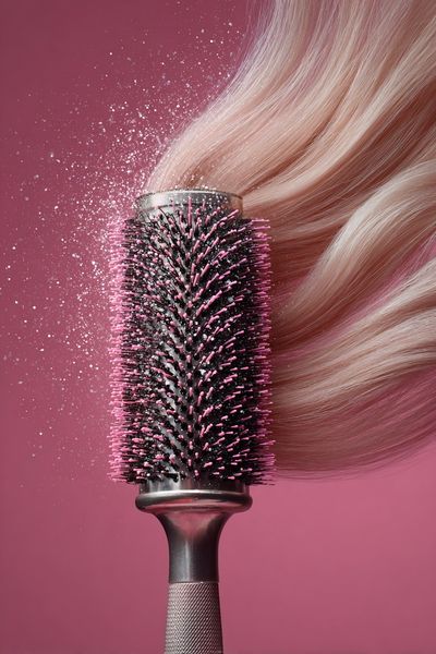 Blowout Brush Beauty Photography Poster.