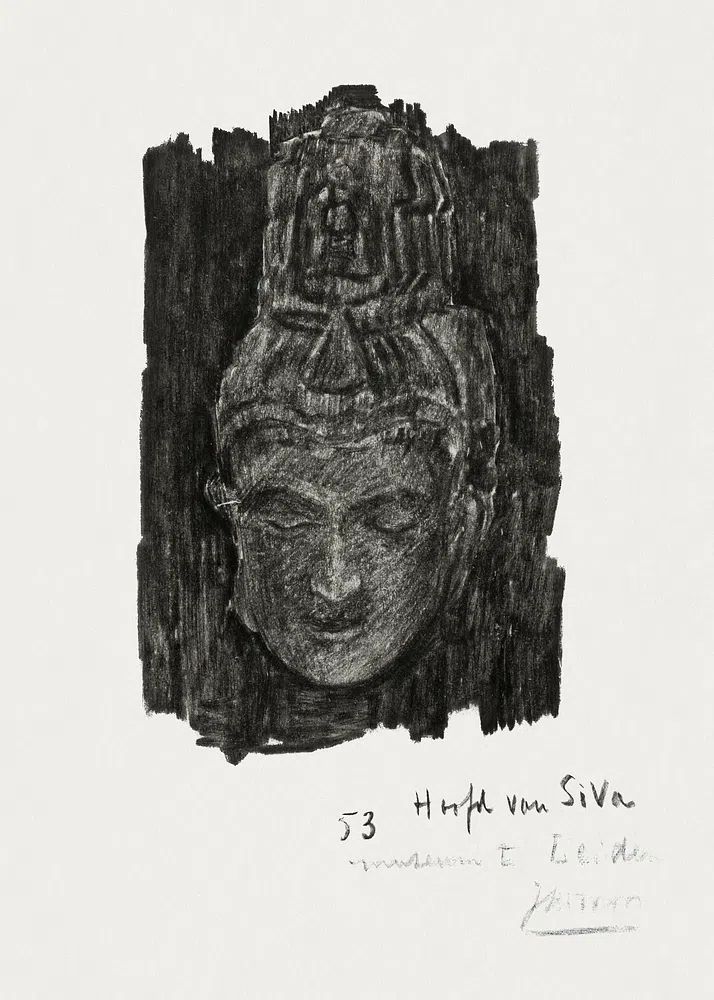 Buddha Head — Fine Art Print. poster detail