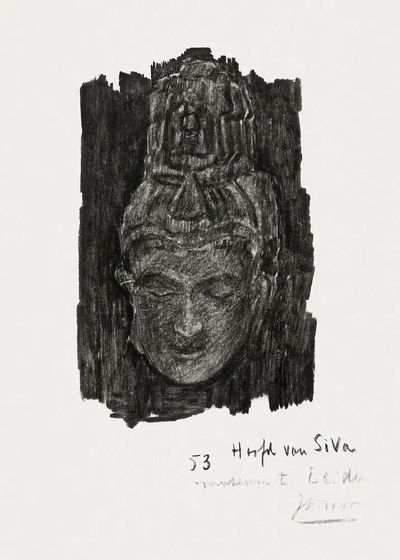 Buddha Head — Fine Art Print. poster print