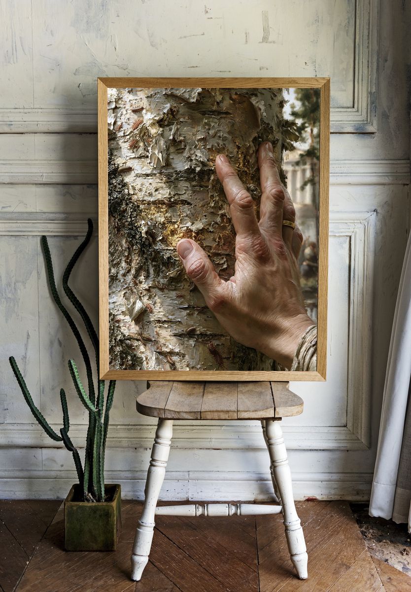 Birch Bark Touch Fine-Art Print. — room view 1