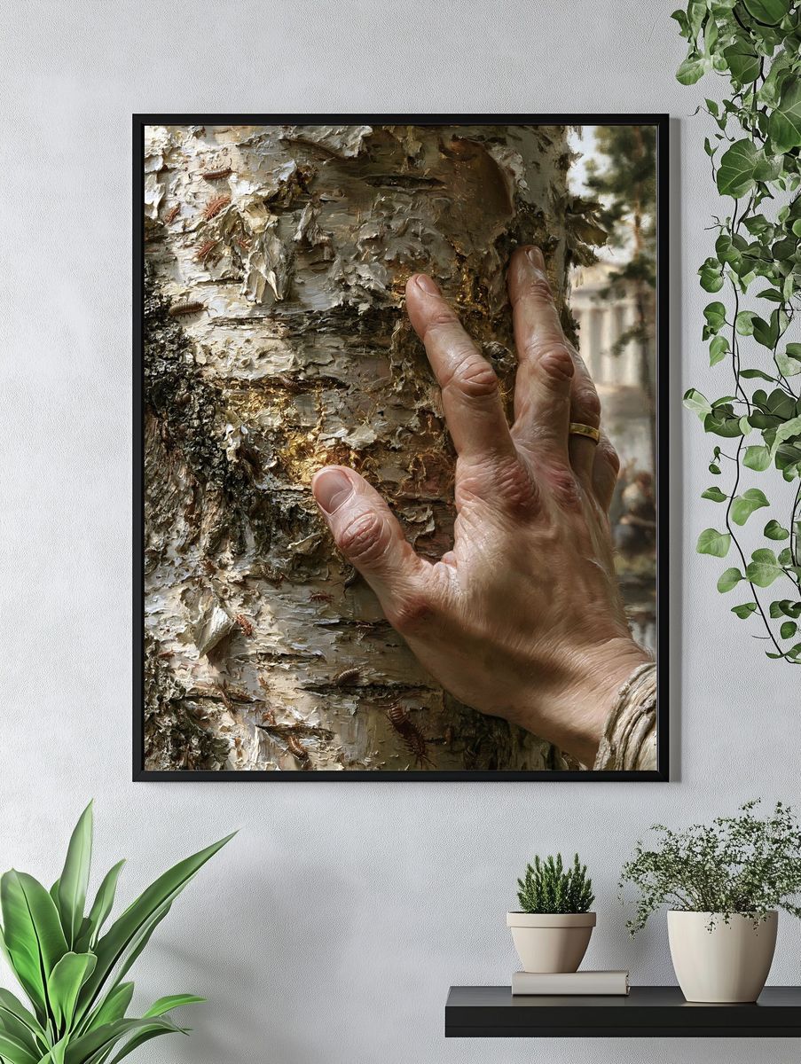 Birch Bark Touch Fine-Art Print. — room view 4