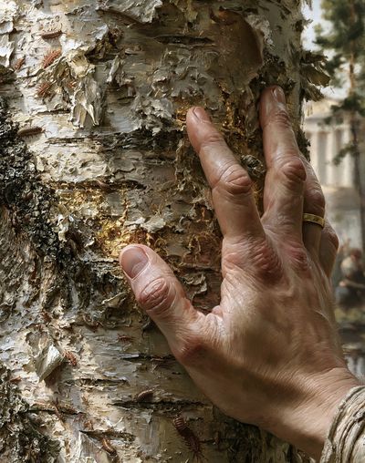 Birch Bark Touch Fine-Art Print.