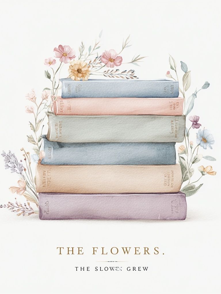 The Flowers — Watercolor Print. poster — illustration art