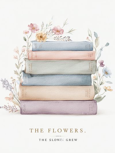 The Flowers — Watercolor Print. poster print