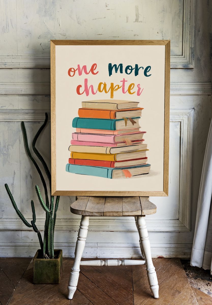 One More Chapter — Typography Print room preview