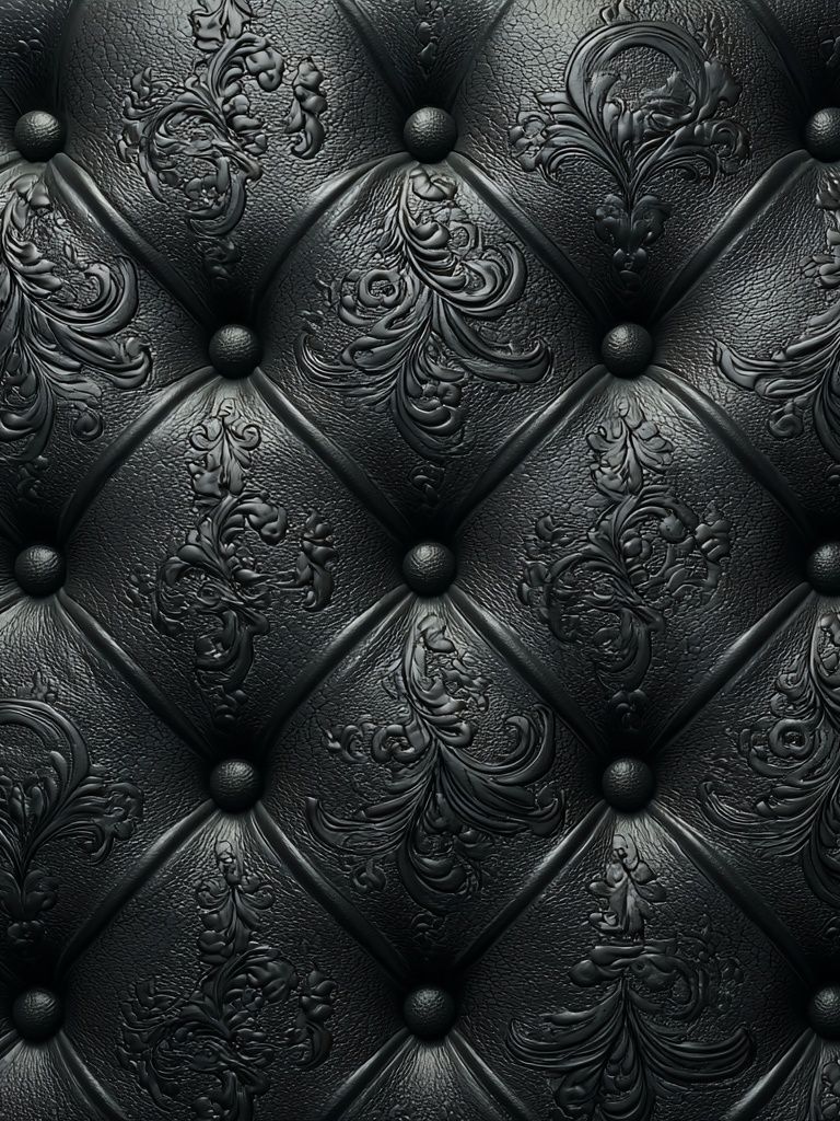 Elegant Black Leather Texture Poster. poster — fine-art art