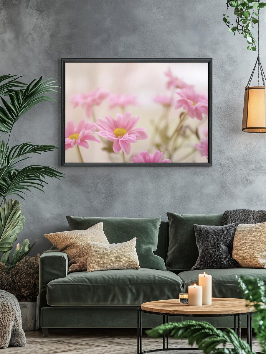 Flower wallpaper desktop, aesthetic HD. — room view 4
