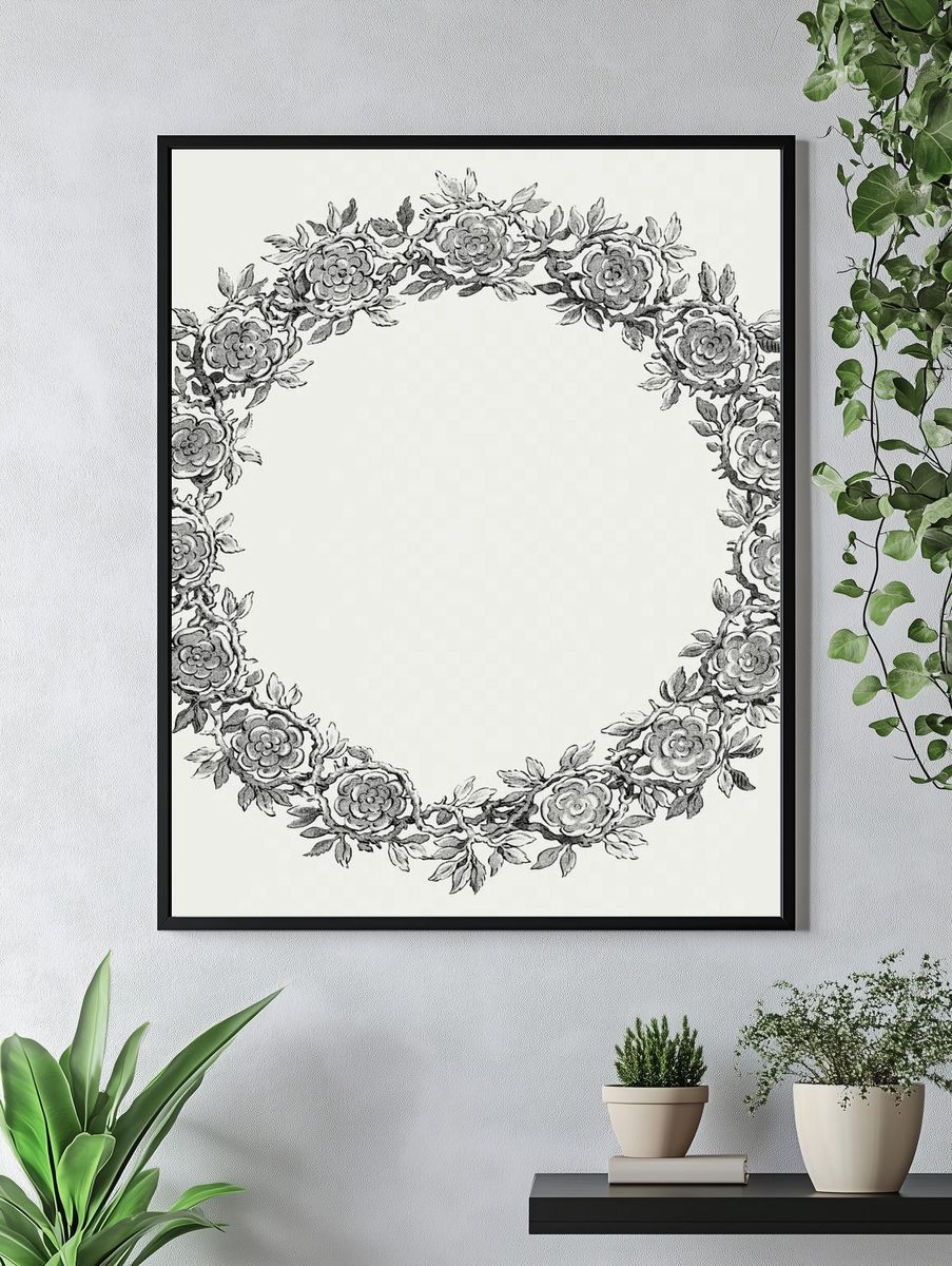 Floral Wreath Maria met Christuskind. — room view 4