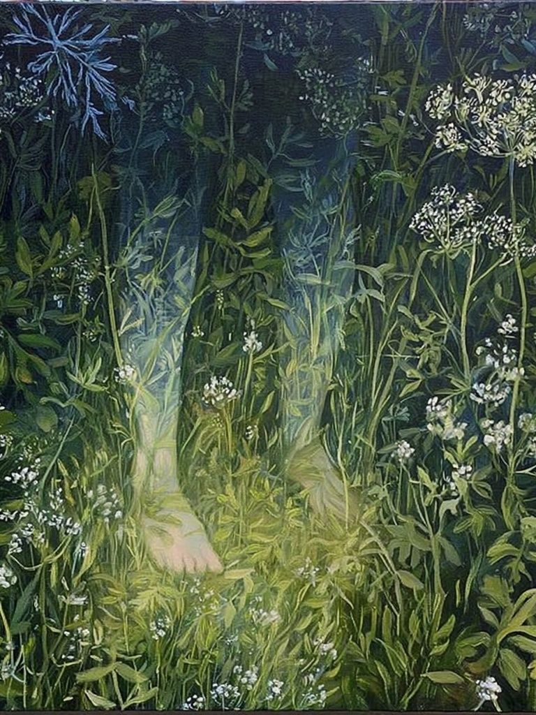 Forest Path Botanical Print. poster — botanical art