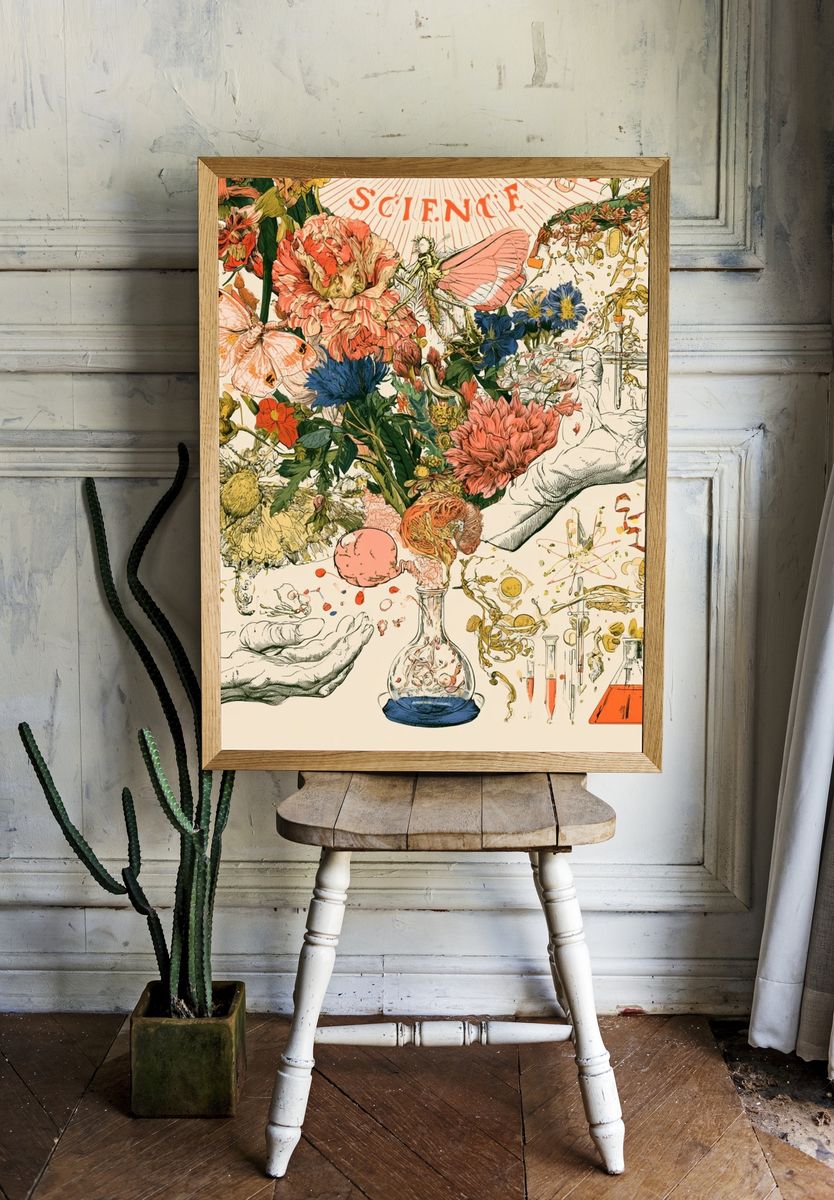 Botanical Science Illustration Poster. room preview