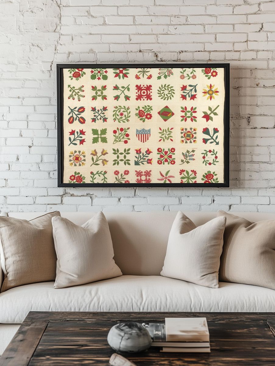 The Circuit Rider's Quilt. room preview