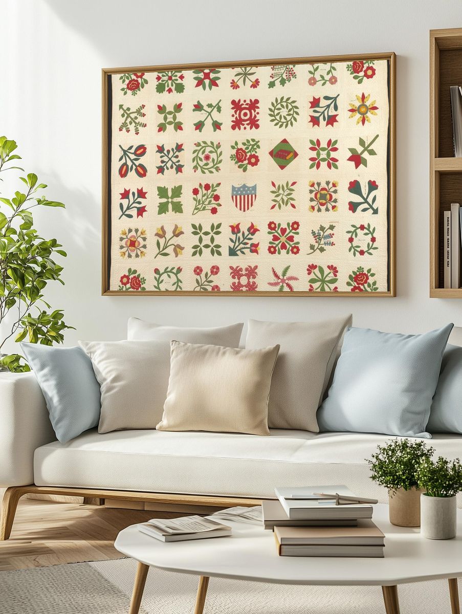 The Circuit Rider's Quilt. — room view 2